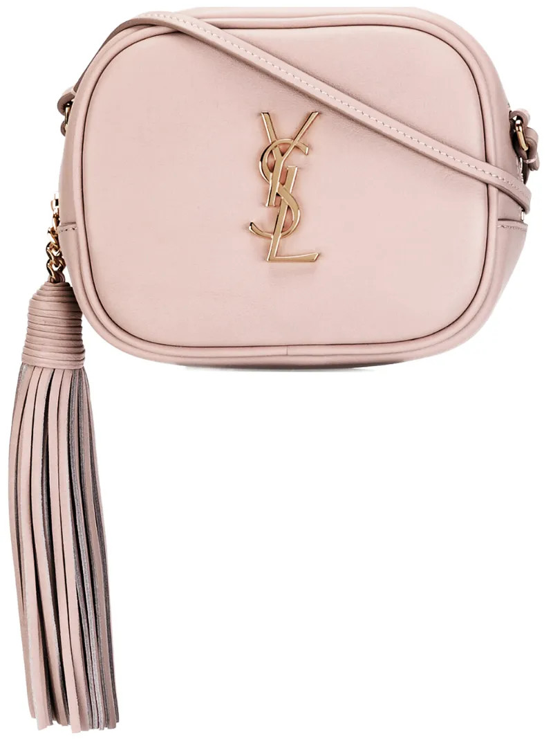 Saint Laurent - Monogram Blogger crossbody bag - women - Leather - One Size, Pink/Purple, Leather | FarFetch US