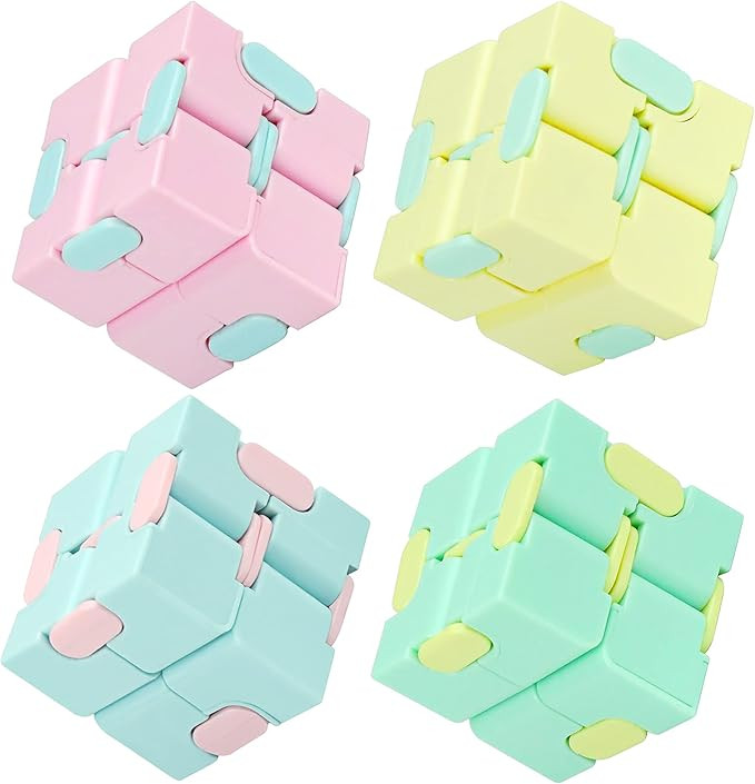 Infinitycube Fidget Toy Stress Relieving Fidgeting Game for Kids and Adults,Cute Pocket-Sized Uni... | Amazon (US)