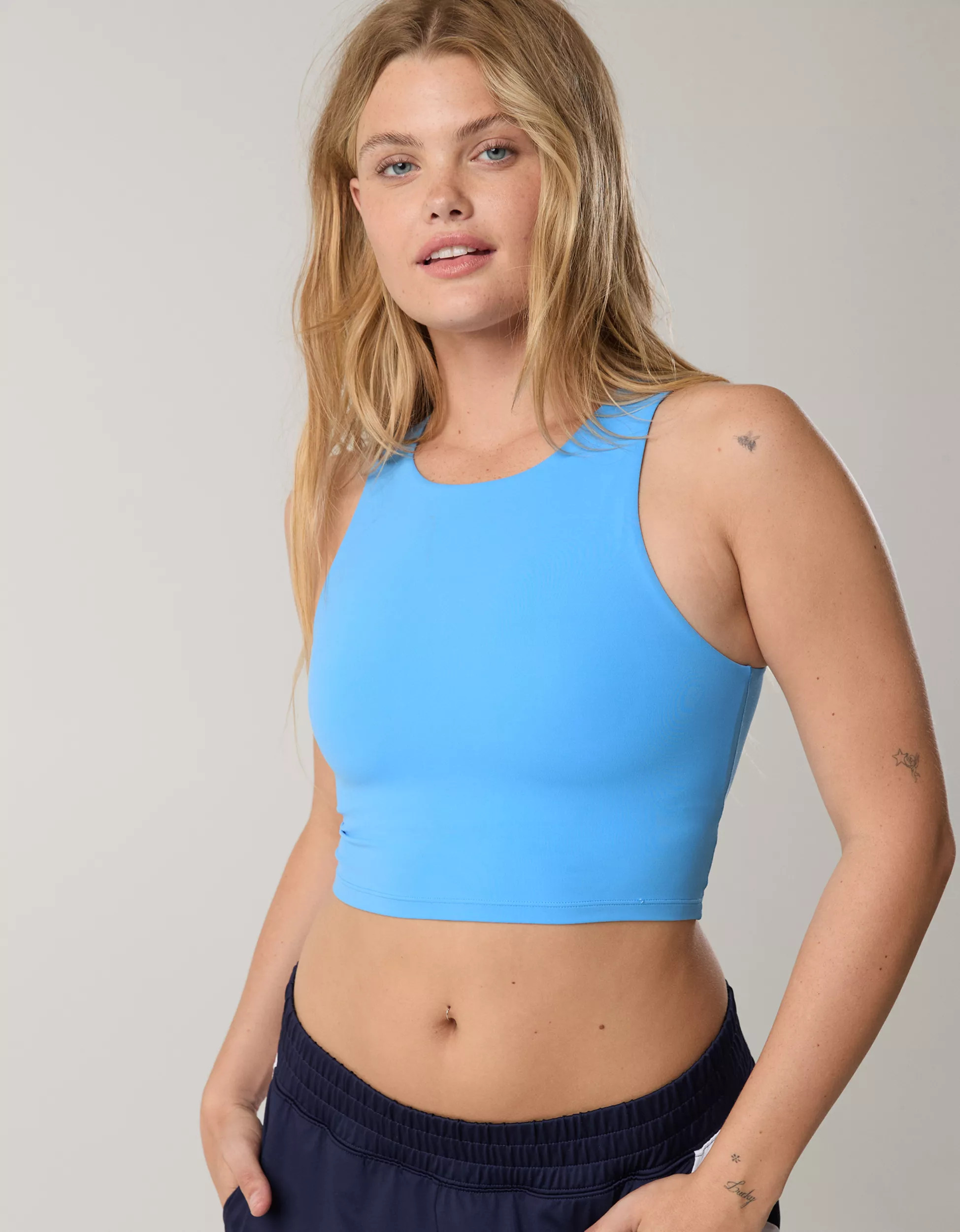 OFFLINE By Aerie Real Me Xtra High Neck Sports Bra | Aerie