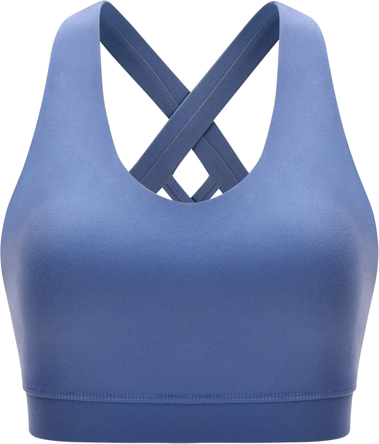 RUNNING GIRL Sports Bra for Women, Criss-Cross Back Padded Strappy Sports Bras Medium Support Yog... | Amazon (US)