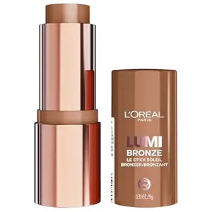 L'Oreal Paris Lumi Bronze Le Stick Soleil Bronzer Stick, Cream-To-Powder Bronzer For A Sunkissed ... | Amazon (US)