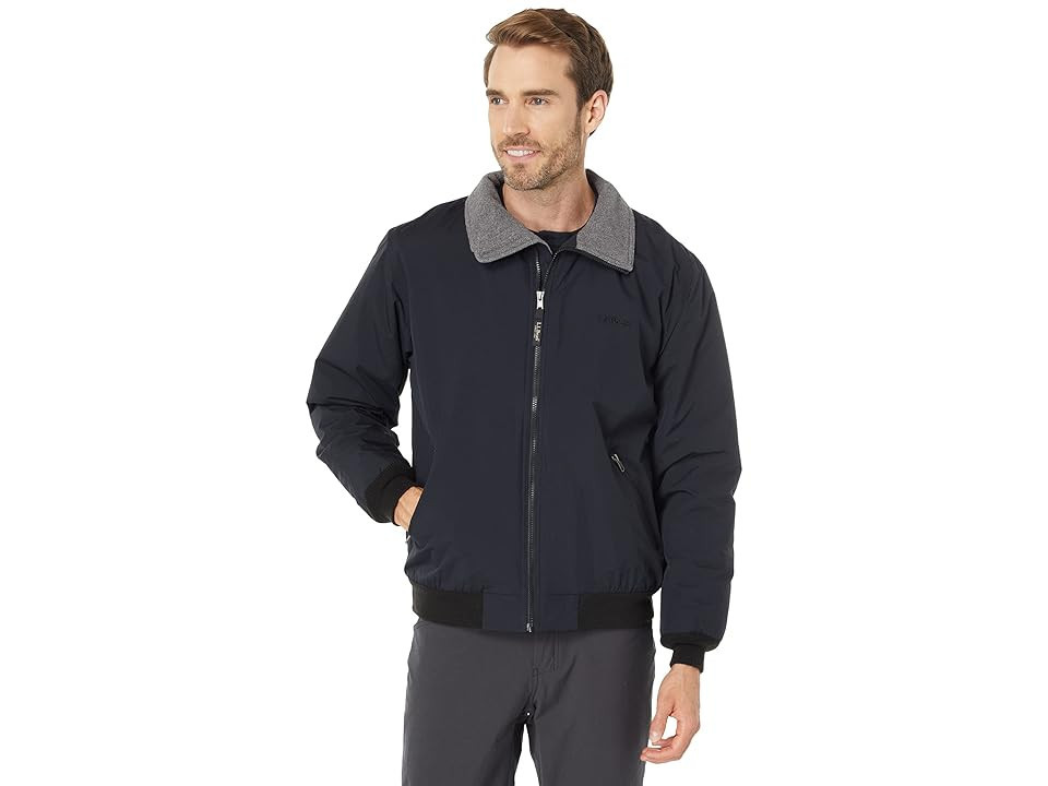 L. L.Bean Warm-Up Jacket Men's Clothing Black: LG, Nylon/Polyester | Zappos.com