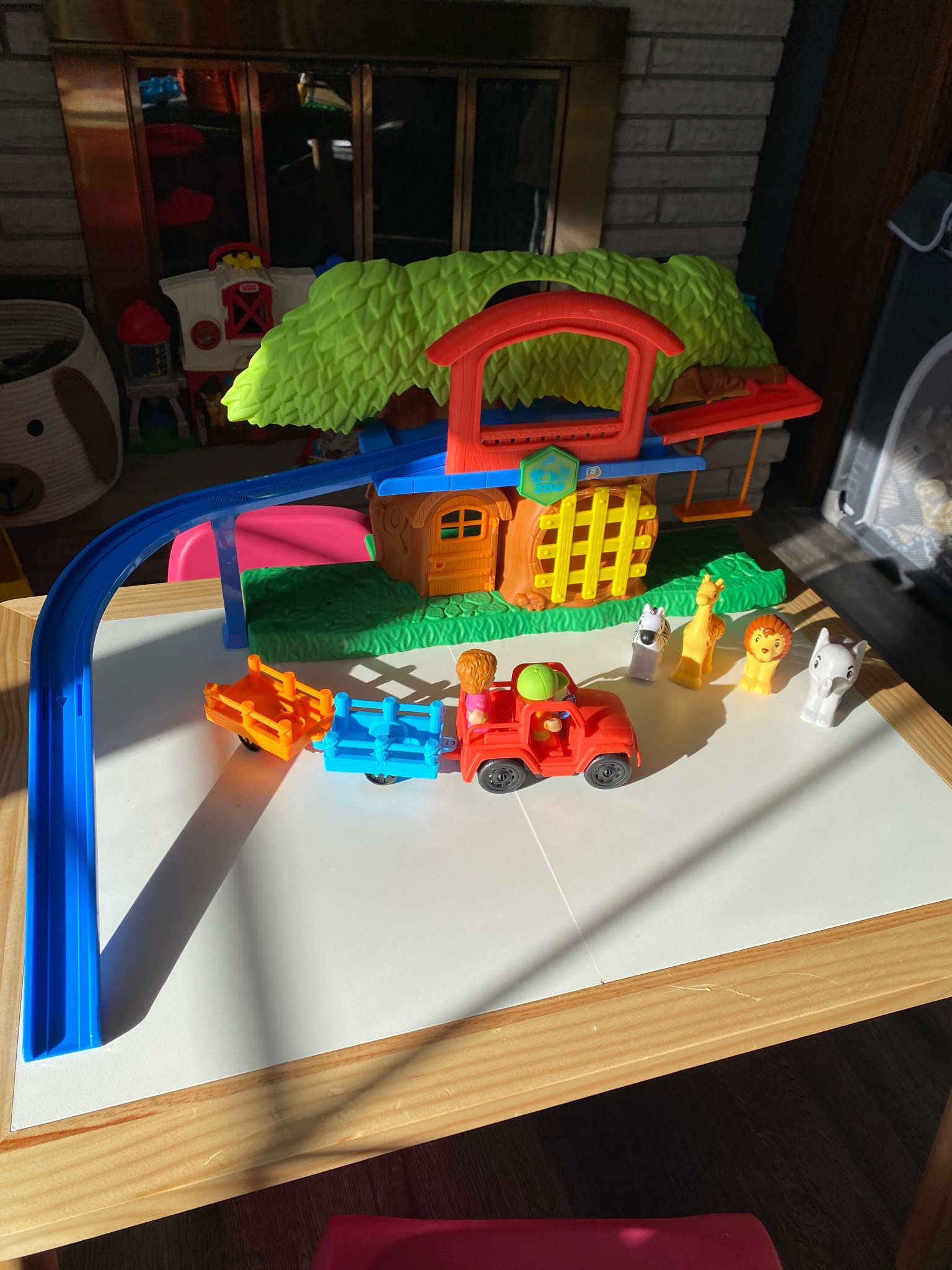 Clip clop DUPE 🤩 we’ve had this for a few weeks and my almost 2 year old is just as obsessed with playing with it as I am!! My 4 month old also loves to watch the animals walk down and slide down the slide! 

#LTKBaby #LTKFamily #LTKKids