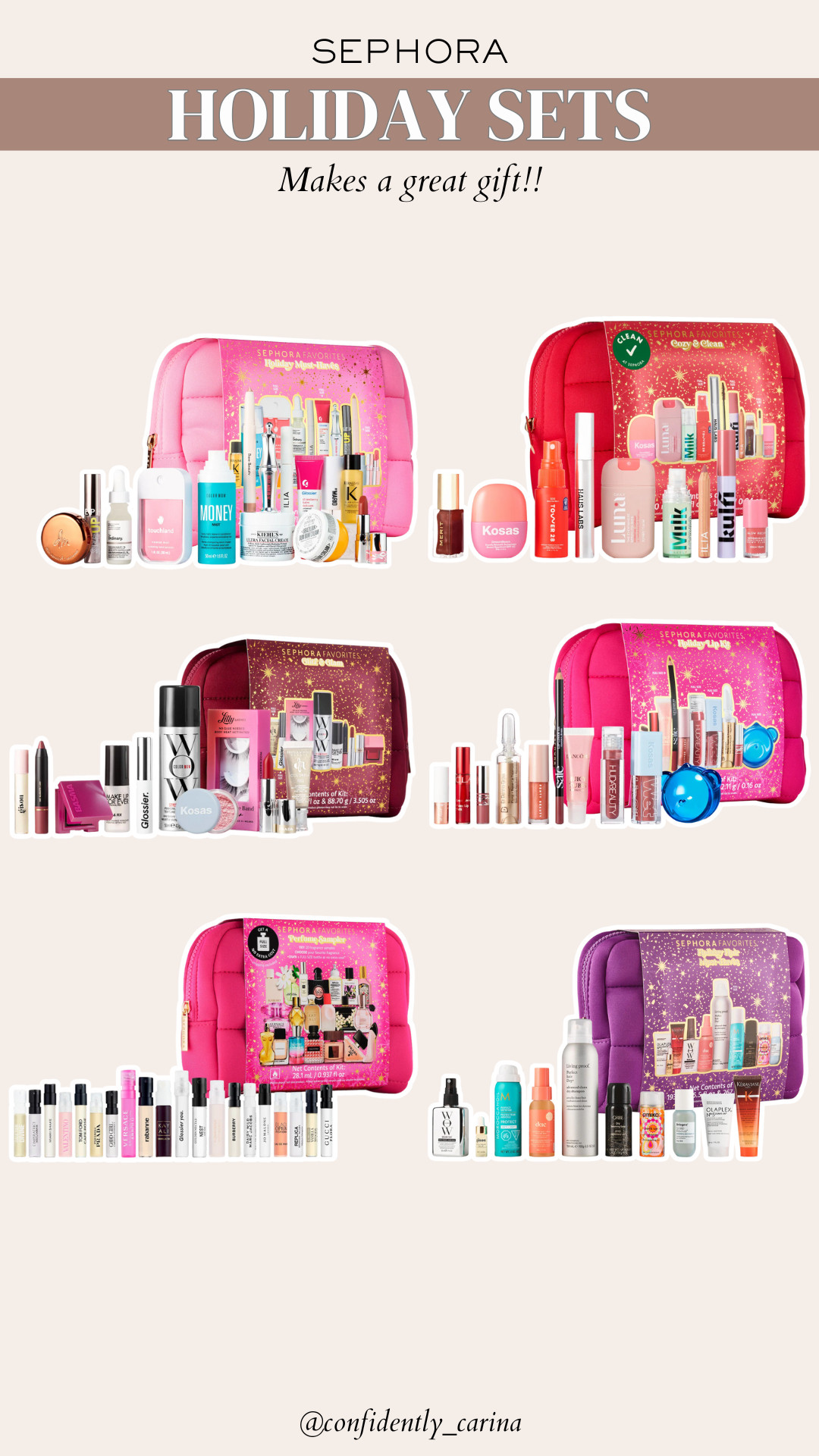 Sephora holiday gift sets are such a perfect gift for the beauty lover!

gift guide, gift ideas, gifts for her, gifts for mom, gifts for sister, beauty gifts, beauty gift idea, beauty lover 

 #LTKGiftGuide #LTKFindsUnder100 #LTKBeauty