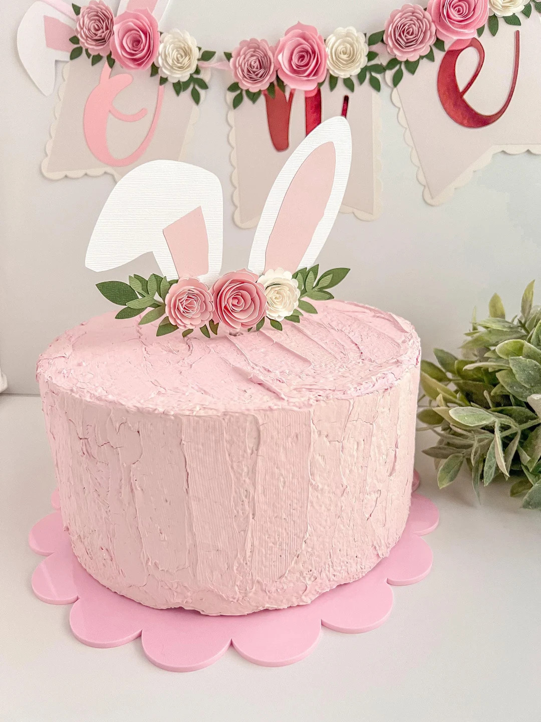 Bunny Cake Topper, Some Bunny is One Topper, Bunny Theme, 1st Birthday Spring, 1st Birthday Bunny... | Etsy (US)