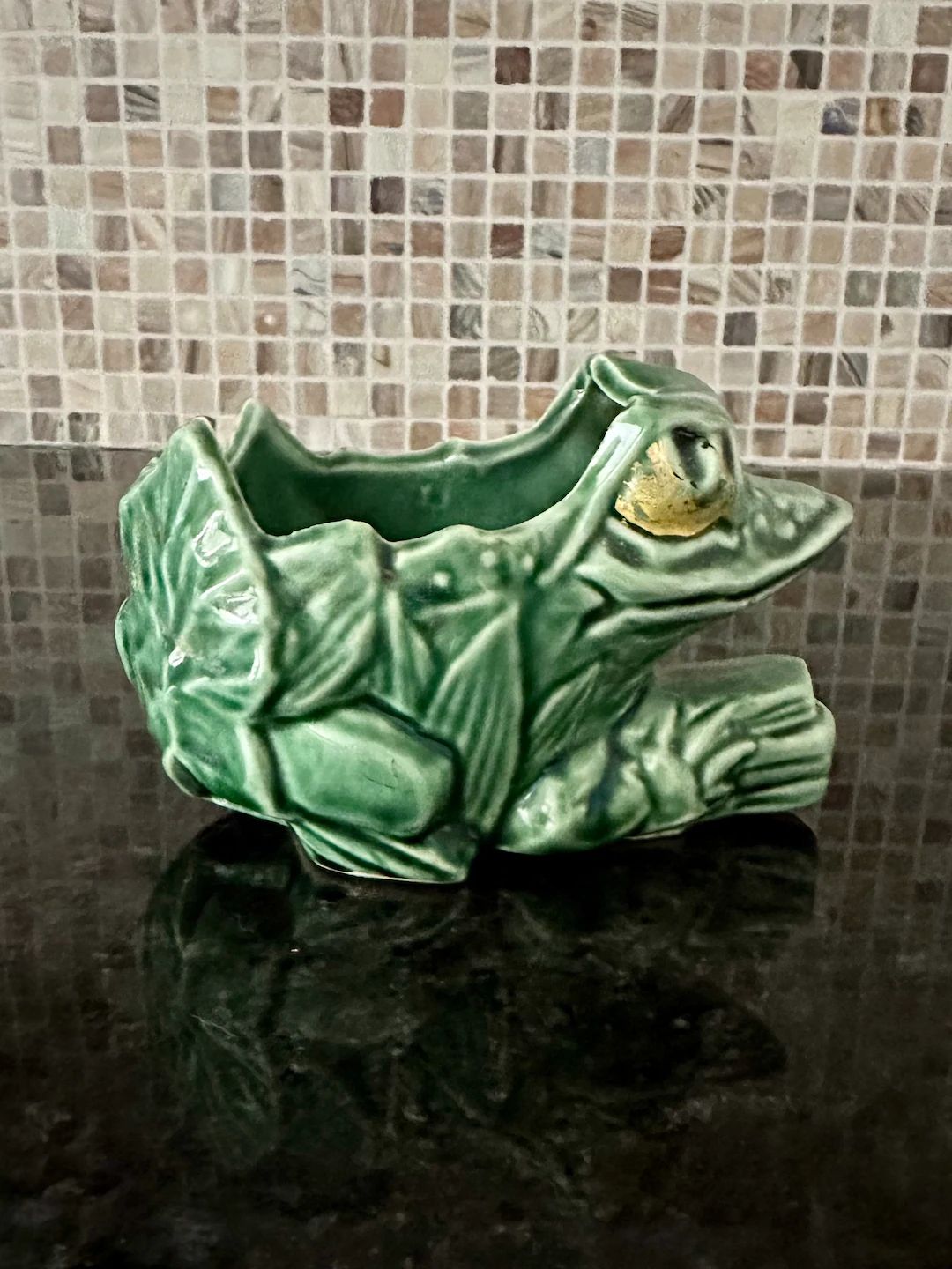 Vintage Mccoy Green Frog Planter 1950's - Etsy | Etsy (US)