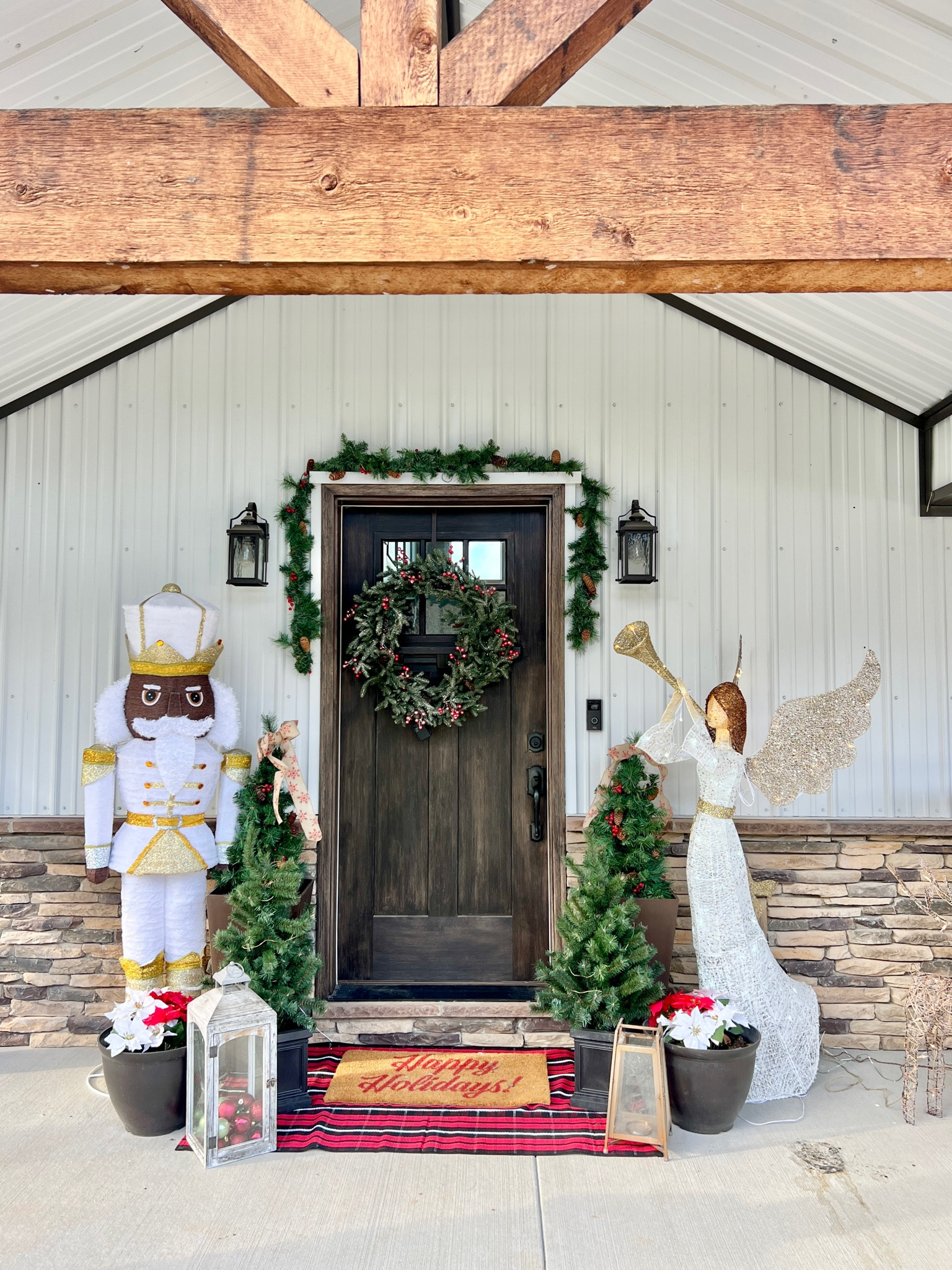 Christmas front porch 

#LTKHoliday #LTKHome #LTKSeasonal