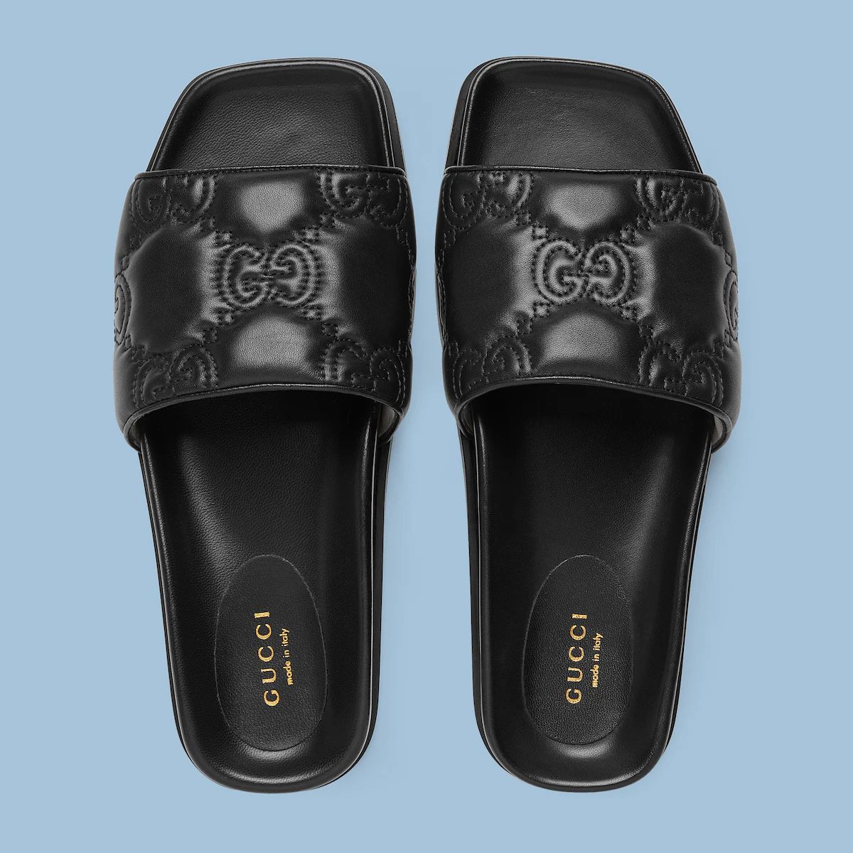 Gucci Women's GG matelassé slide sandal | Gucci (US)