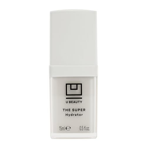 U Beauty The SUPER Hydrator - Mega-Dose Skin Hydrator and Hyaluronic Acid Moisturizing Cream with Peptides and Grapeseed Oil for Supple, Smooth, and Softer-Looking Skin For Up To 48 Hours - 0.5 fl oz | Amazon (US)