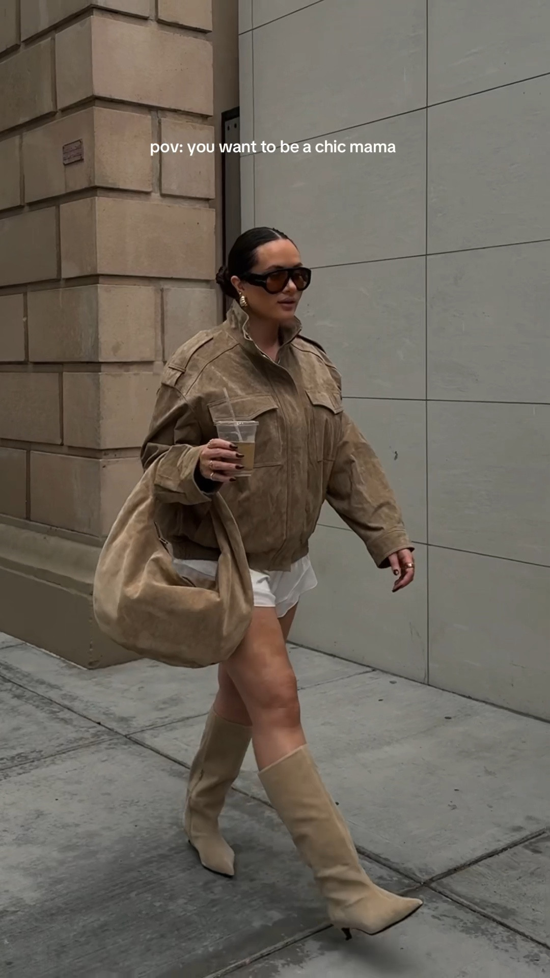 Chic suede jacket outfit for fall styled with a matching suede bag and boots 

#LTKSeasonal #LTKStyleTip #LTKootd