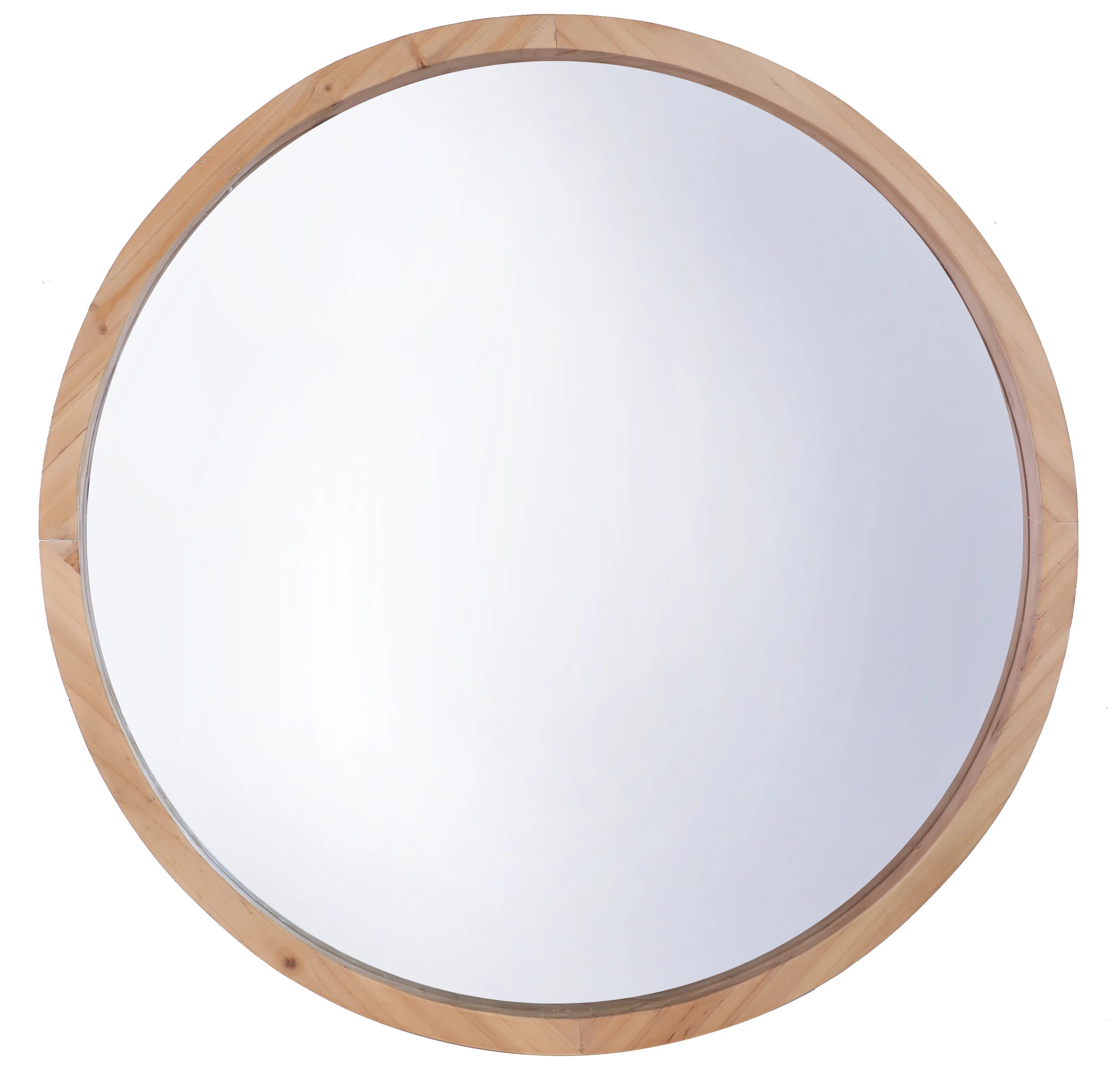 Shen Wood Flat Wall Mirror | Wayfair North America