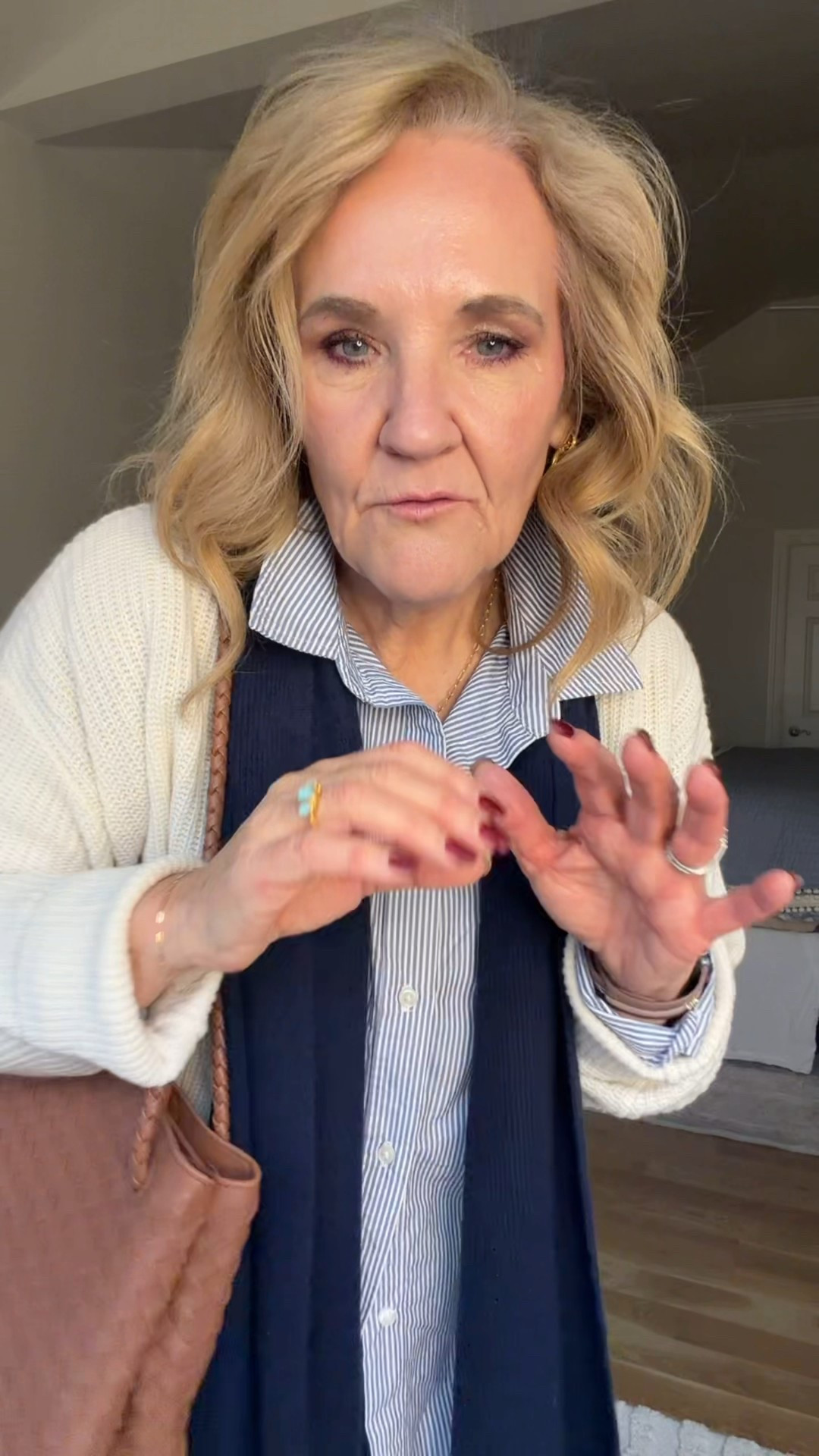 Gifts ideas from quince. Last day to order for Christmas delivery 
Sizing
Sweater size medium for a relaxed style
Poplin blouse size medium a bit oversized
$50 v-neck cashmere I like to size up for a more relaxed look
Crepe trousers I size up in a lighter color, wearing the 29 waist 30 inseaem. Also available in a 32” inseam
Bella jeans in a relaxed straight style. My regular size fits best for a relaxed fit. 29 waist 28 inseam


#LTKOver40 #LTKootd #LTKGiftGuide

#LTKOver40 #LTKGiftGuide #LTKFindsUnder100