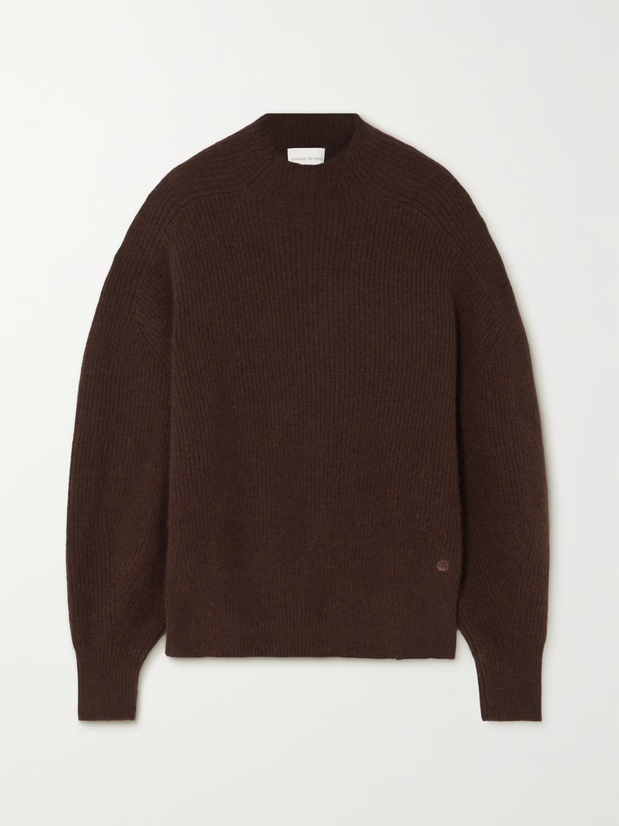 LOULOU STUDIO - Safa Oversized Ribbed Wool-blend Sweater - Cream | NET-A-PORTER (US)