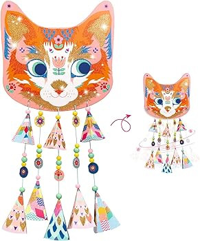 DJECO Kitty DIY Wind Chime Craft Kit, Multi, (DJ07955) | Amazon (US)