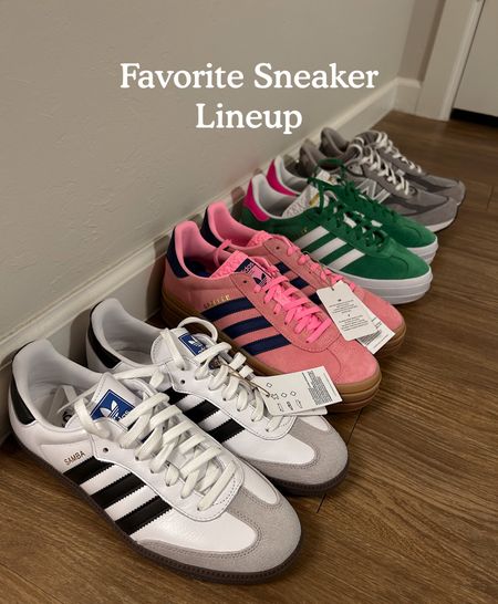 Current favorite sneakers!
Tip: size down half a size in the sambas and gazelles, new balances are tts🤍
Linked similar colorways that are in stock🫶🏼

#LTKstyletip #LTKshoecrush #LTKSeasonal