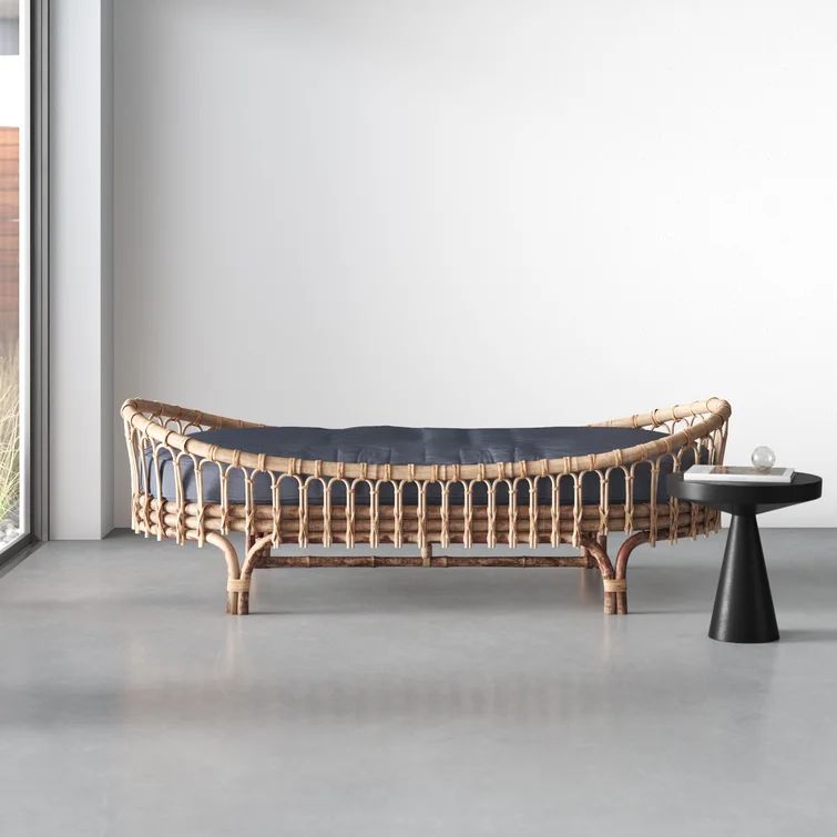 Aimee Twin Wicker/Rattan Daybed with Mattress | Wayfair North America