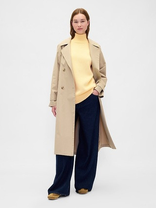 100% Cotton Oversized Mockneck Sweater | Gap (US)