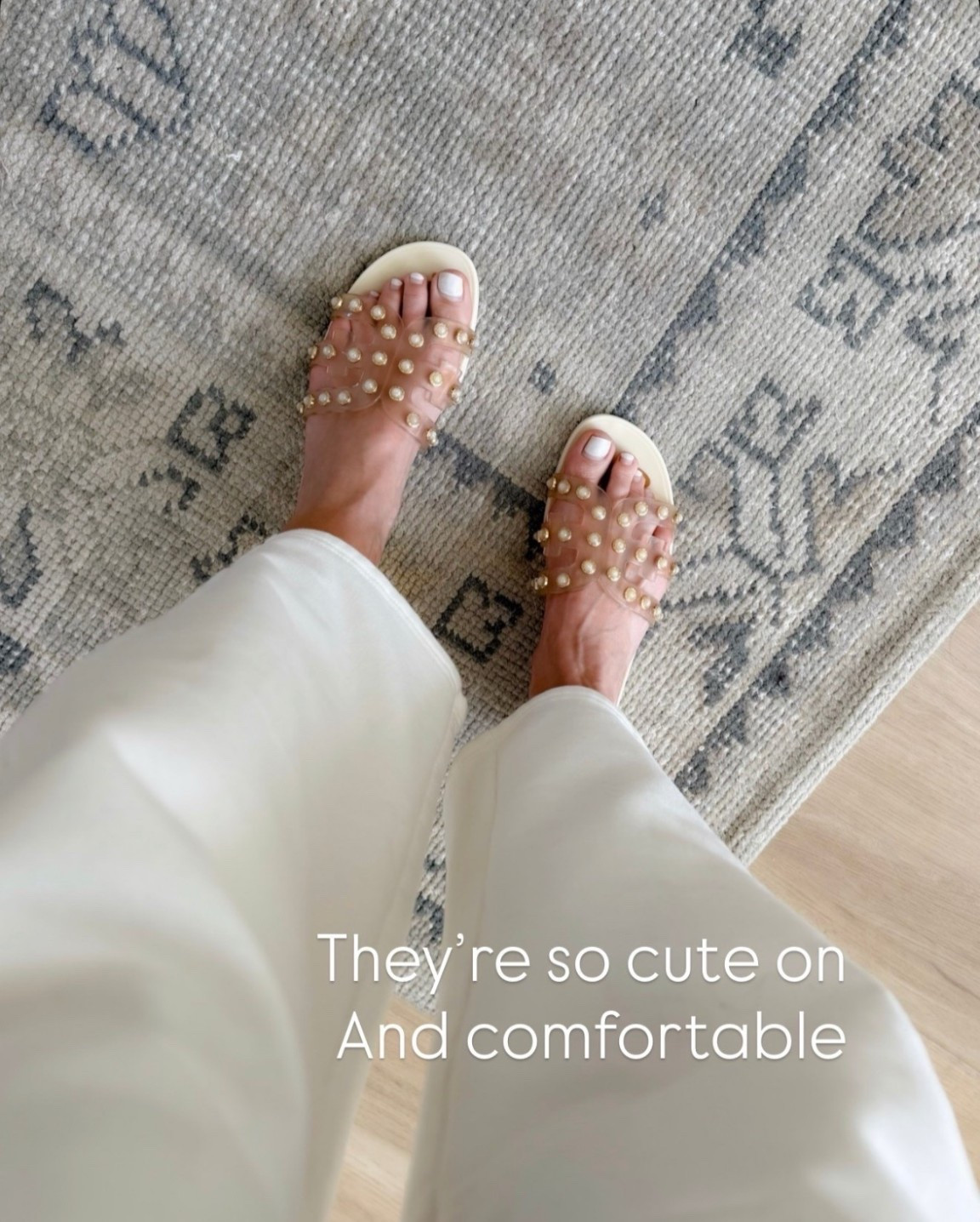 These are the cutest sandals and so comfortable. The pearl detail makes them feel a little dressy but they still work with everyday outfits.

Run TTS

pearl sandals, spring shoes, comfortable sandals, neutral footwear, dressy casual style, everyday outfit, chic sandals, summer shoe staple, amazon finds, annabrstyle

#LTKootd #LTKSeasonal #LTKOver40