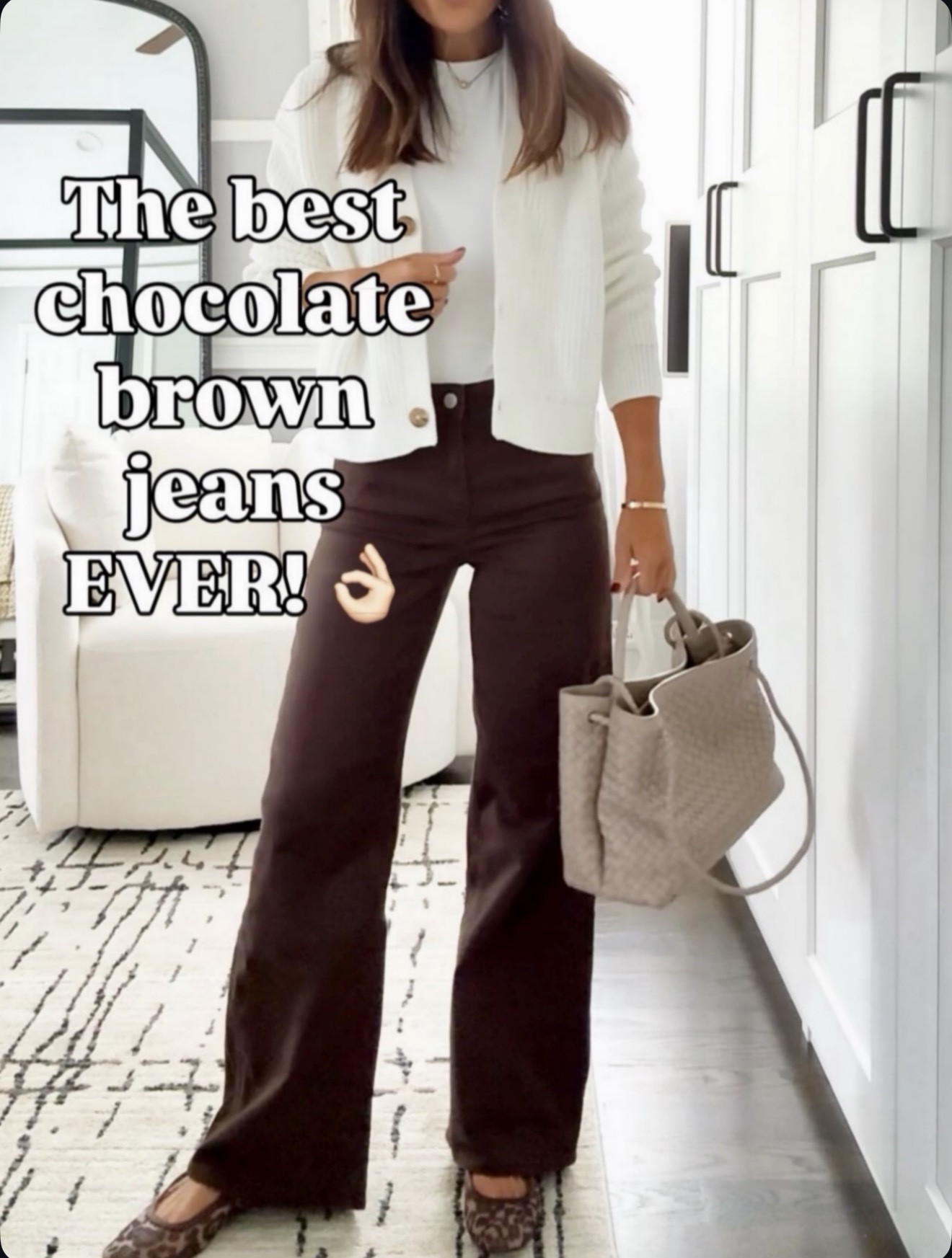 I’m calling it now — chocolate brown denim is the new neutral 🔗⬇️ 

#LTKootd #LTKFindsUnder50 #LTKOver40