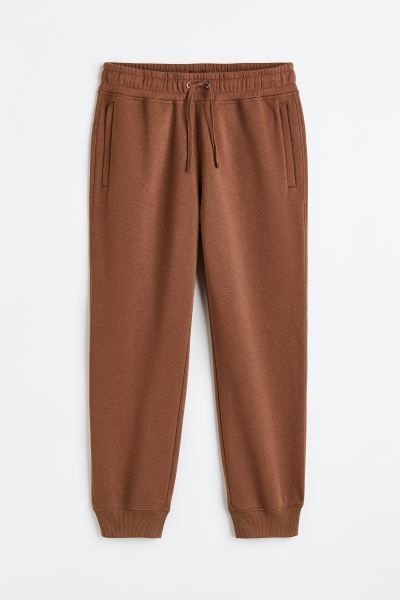 Pantalon Relaxed Fit en molleton THERMOLITE® - Marron - HOMME | H&M FR | H&M (FR & ES & IT)
