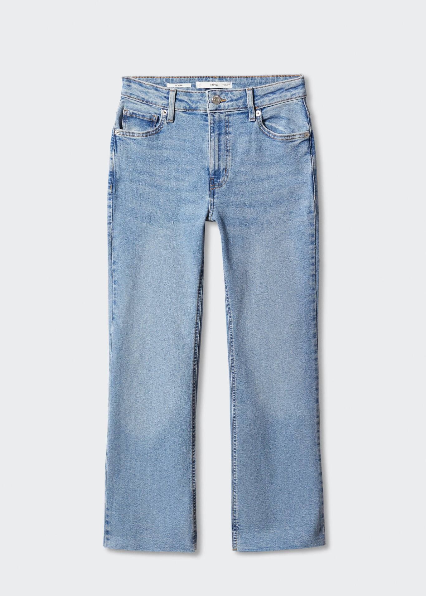 Crop flared jeans -  Women | Mango United Kingdom | MANGO (UK)