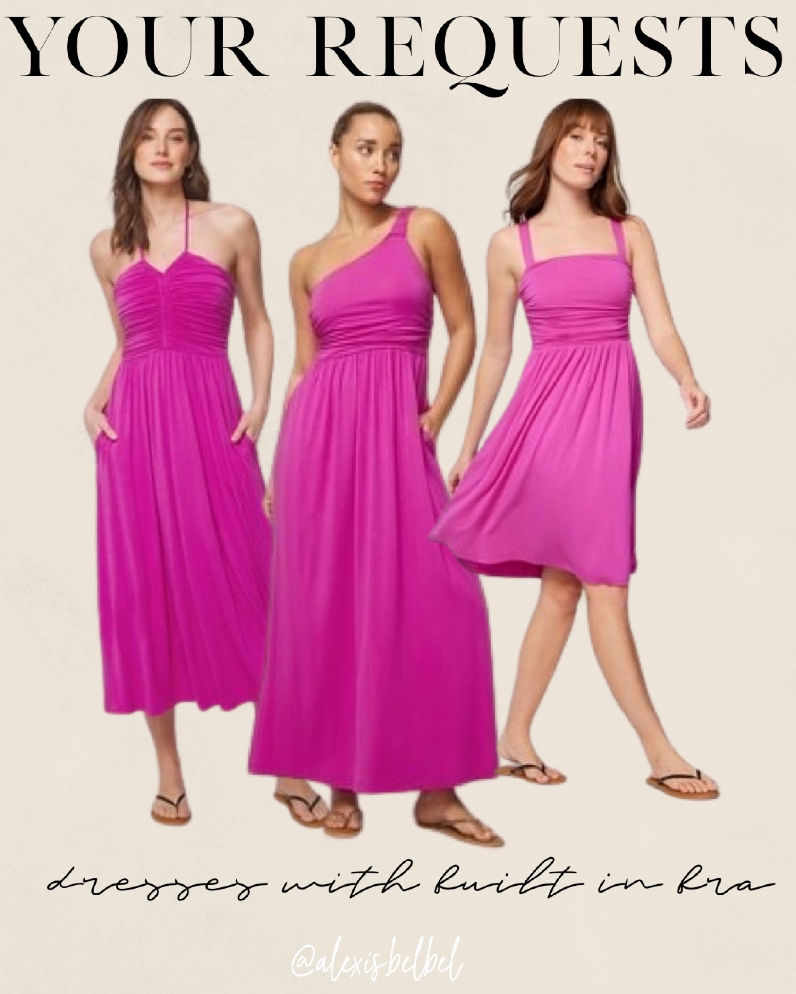 Dresses with built in bras 

#LTKfindsunder100 #LTKfindsunder50