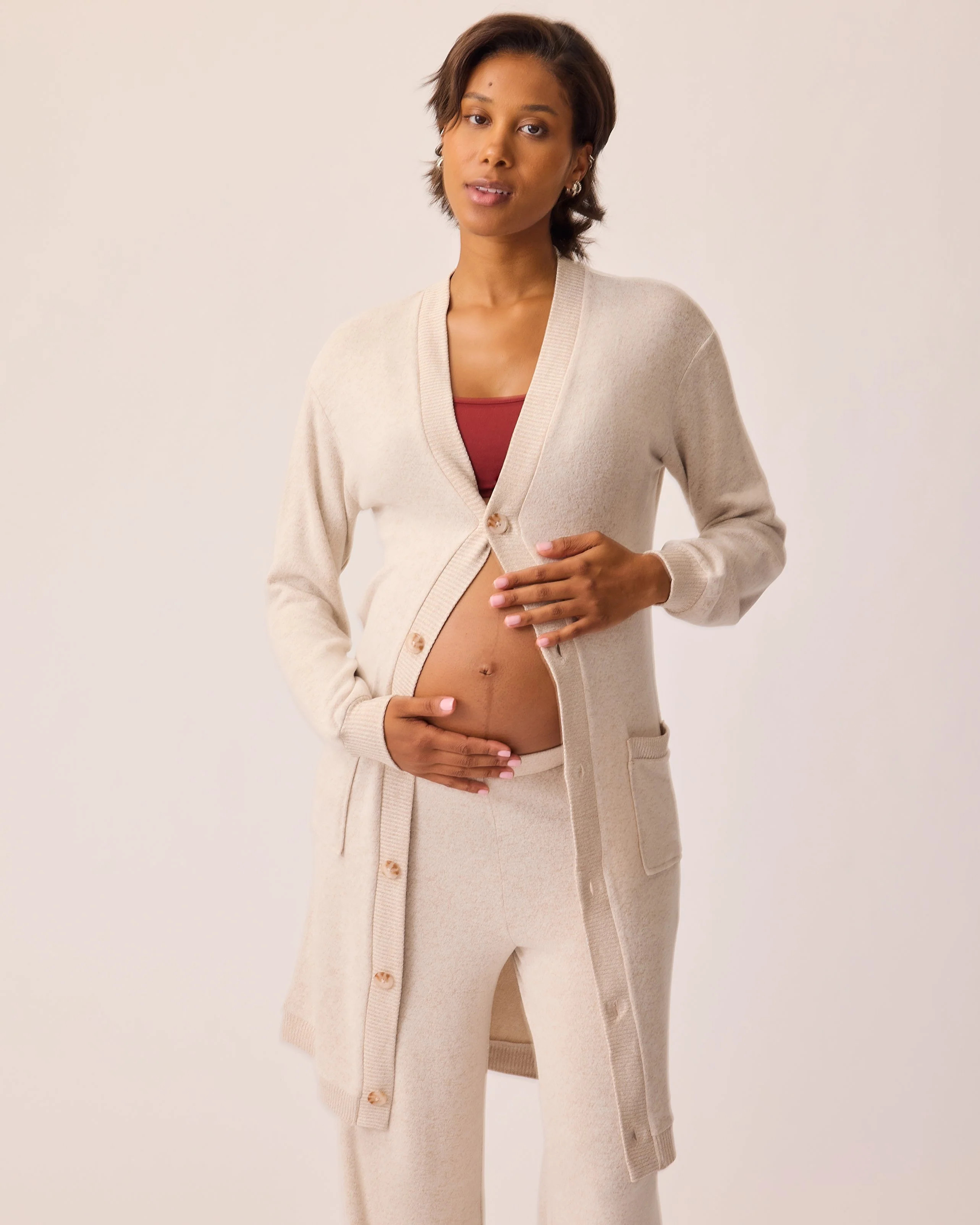 CozyKnit Long Cardigan | Oat - Kindred Bravely | Kindred Bravely