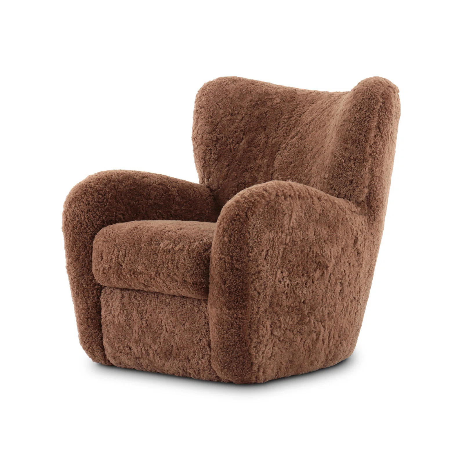Amelie Chair-Beige Shearling | Wayfair North America
