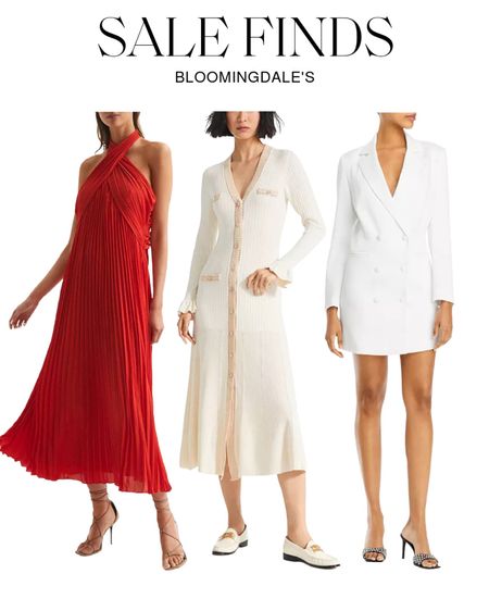 Dresses on sale at Bloomingdale’s ✨ All three could work for Valentine’s Day! I have the middle dress in size XS.