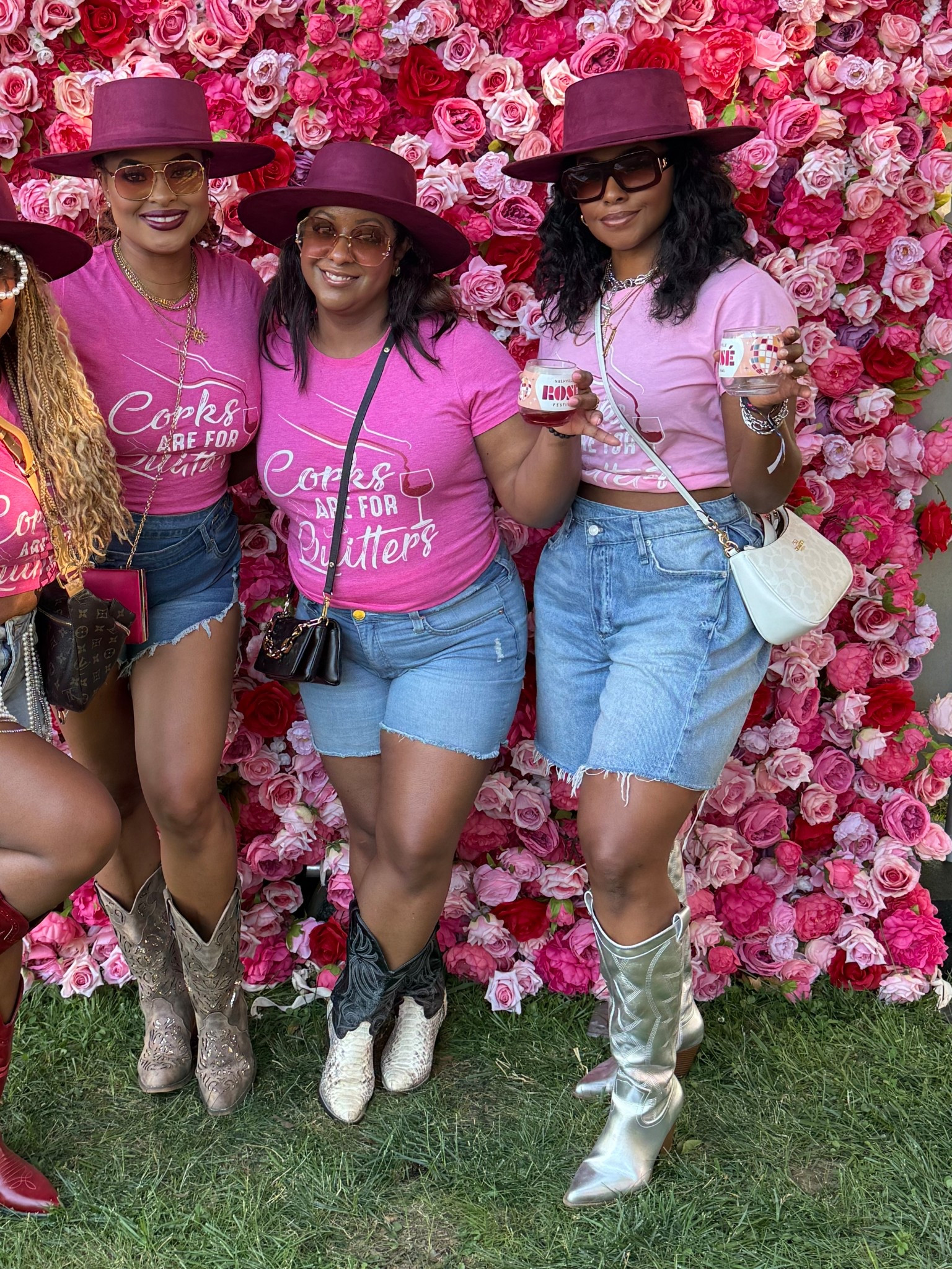 Rosè festival OOTD. love these boots but that aren’t that comfy. Expected them to last all day and about hour 5, my feet were screaming  

#LTKMidsize #LTKShoeCrush #LTKStyleTip