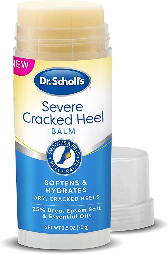 Dr. Scholl's Cracked Heel Repair Balm 2.5oz, with 25% Urea for Dry Cracked Feet, Heals and Moistu... | Amazon (US)
