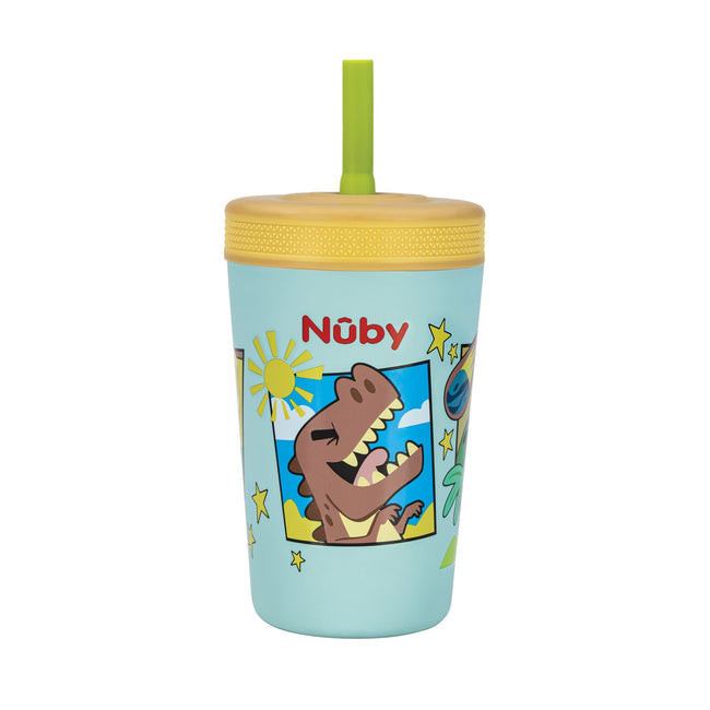Thirsty Kids Flexstraw Stainless Steel Cup | Whales | Nuby (US)