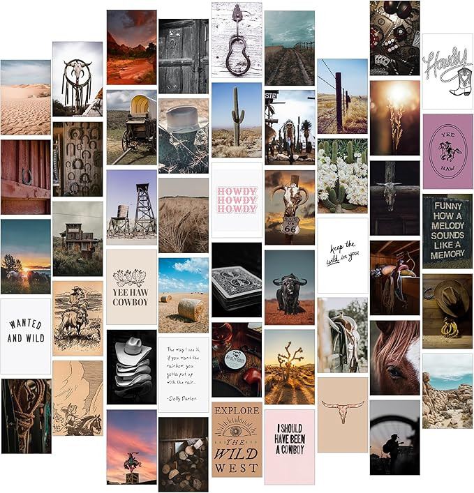 Fardes Kit de collage mural bohème – Décoration murale bohème pour chambre à coucher – Ki... | Amazon (FR)