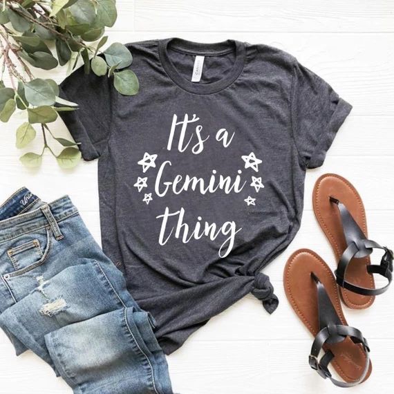 It's a Gemini Thing Tshirt Gemini Shirt Women Gemini Birthday Gift Gemini Zodiac Shirt Gemini Hor... | Etsy (US)