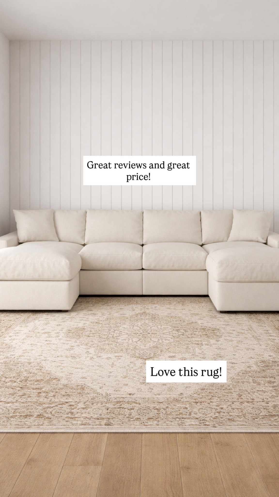 Love this sectional sofa with ottomans! Looks like pottery barn but fraction of the price, great reviews Pottery Barn look for less, studio McGee, Amber interiors

#LTKHome #LTKSaleAlert