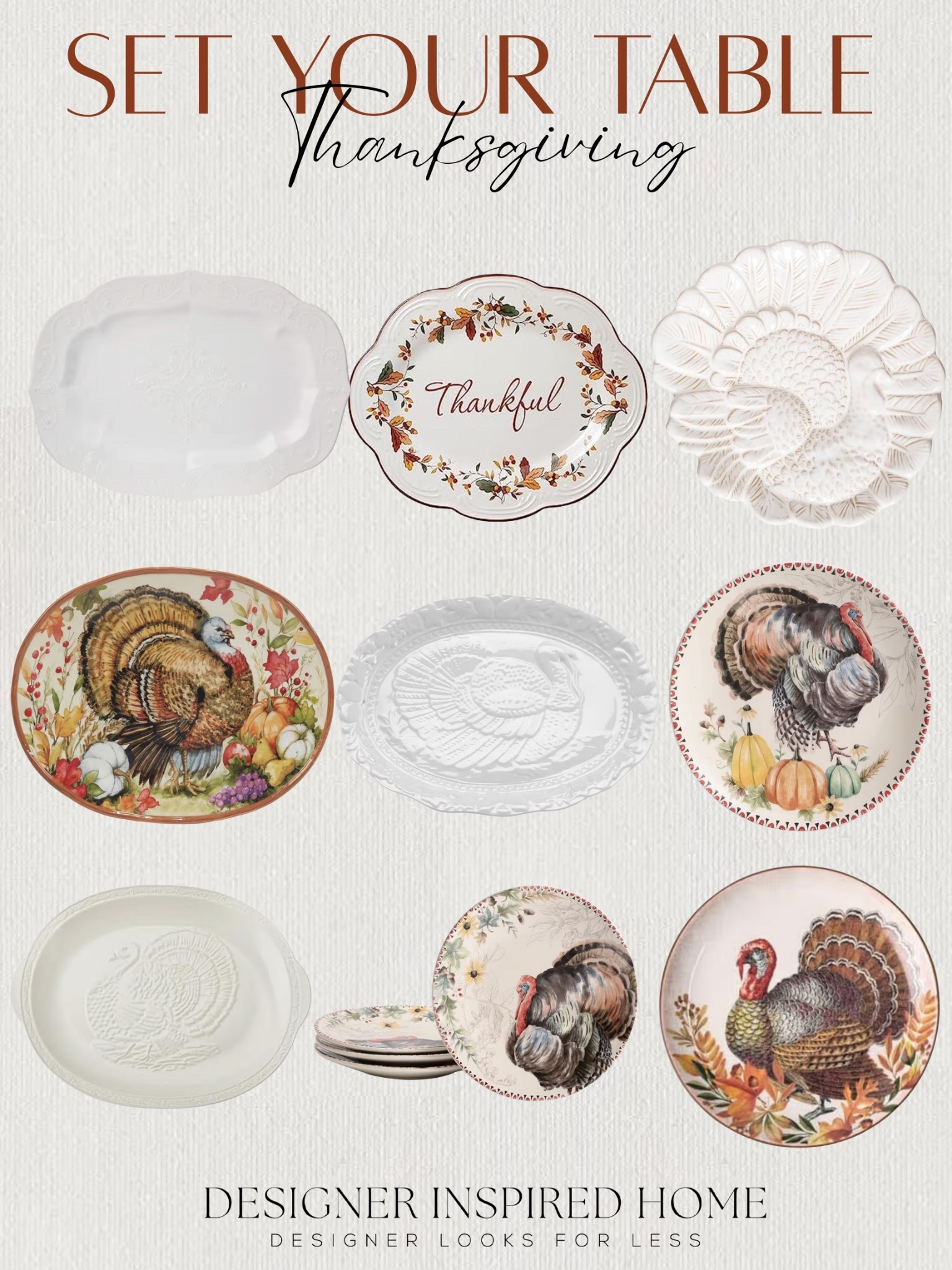 Thanksgivings plates & serving platters from Amazon

#LTKHome #LTKFindsUnder50 #LTKHoliday