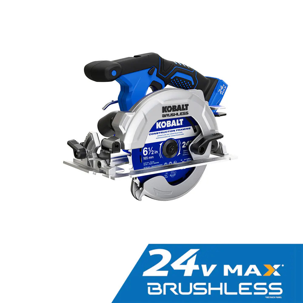 Kobalt Next-Gen 24-volt 6-1/2-in Brushless Cordless Circular Saw (Bare Tool) | KCS 124B-03 | Lowe's