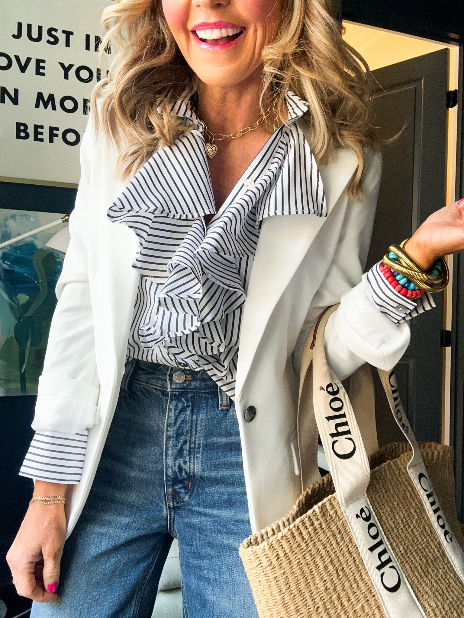 proud friend alert!!! my girl Tanya Foster just dropped an all new capsule with Ming Wang and it is FABULOUS | wearing size XS in both blazer and cascade top… 


#LTKSeasonal #LTKStyleTip #LTKOver40