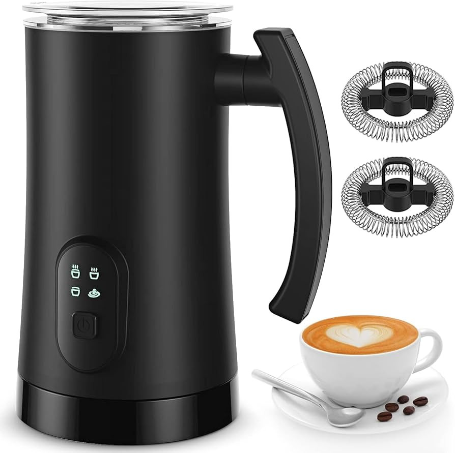Electric Milk Frother, 4 in 1 Milk Steamer,11.8oz/350ml Automatic Warm and Cold Foam Maker for Co... | Amazon (US)