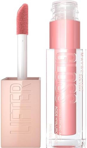 Maybelline Lifter Gloss, Hydrating Lip Gloss with Hyaluronic Acid, High Shine for Plumper Looking... | Amazon (US)