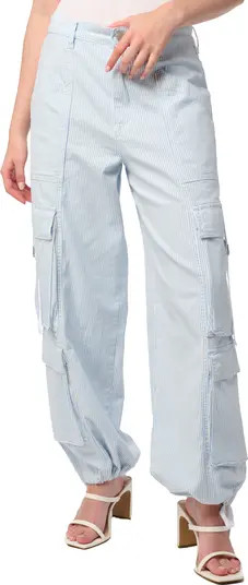 BLANKNYC Railroad Stripe Cargo Jeans | Nordstrom | Nordstrom