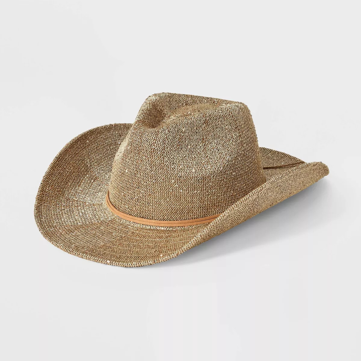 Knit Sequin Cowboy Hat - Wild Fable™ Camel | Target