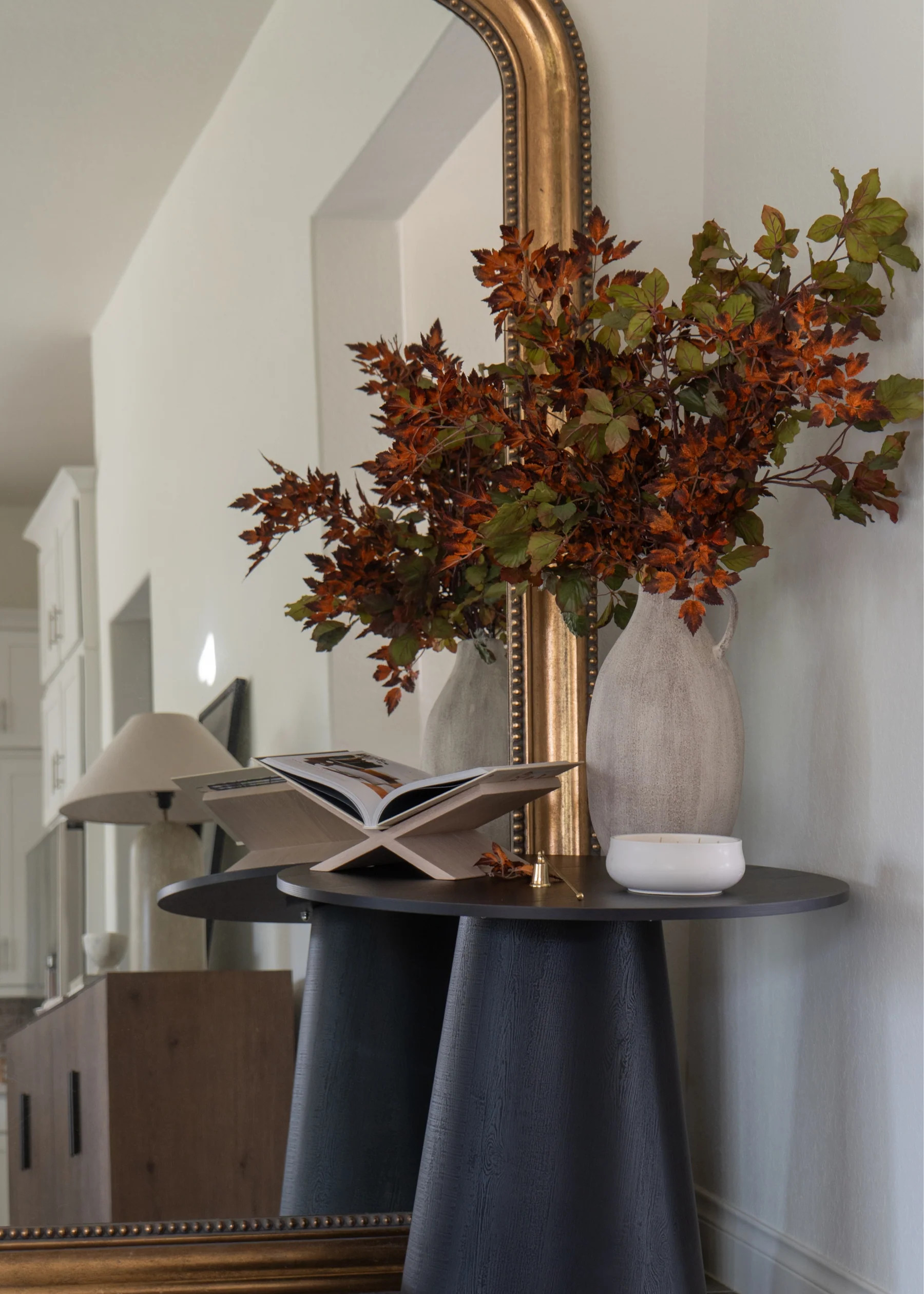 Faux Brown Cimicifuga Spray | Artificial Fall Leaves | Afloral | Afloral
