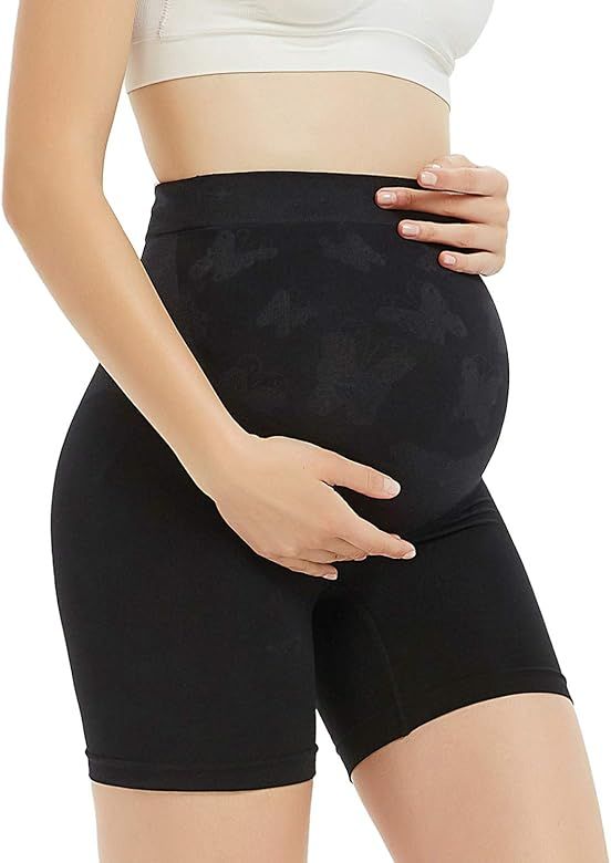 Maternity Shapewear Soft Seamless Pregnancy Belly Support Underwear for Dresses | Amazon (US)