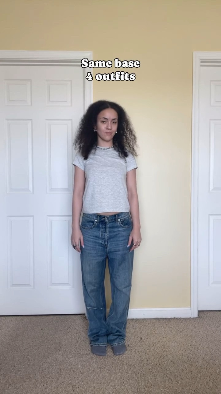 Same simple base to make 4 cutie outfits 🩶 ft Cotton On, BDG, H&M, and Adidas 

#howtowear #capsulewardrobe #simpleoutfit #outfitinspo #ootd #howtowear #mycottonon #urbanoutfitters #adidasoriginals #springoutfitideas #outfitideas 



#LTKVideo #LTKShoeCrush #LTKStyleTip
