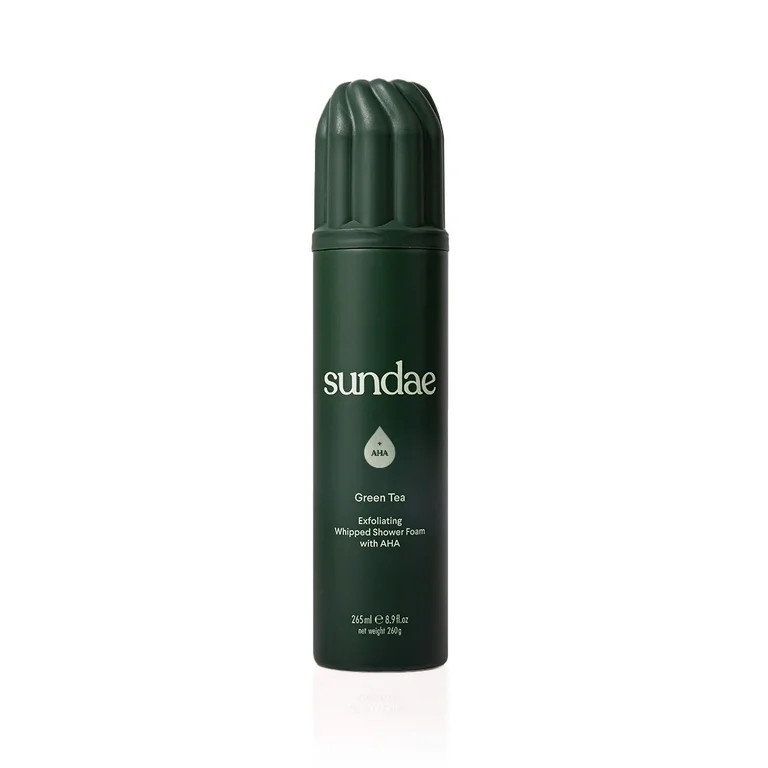 Sundae Green Tea  Whipped Shower Foam with Exfoliating AHA for All Adult Skin Types - Walmart.com | Walmart (US)