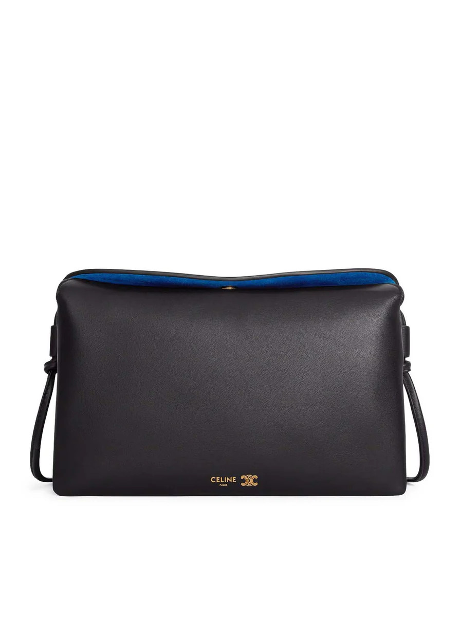 TRIO WITH FLAP IN SMOOTH CALFSKIN | Suitnegozi INT