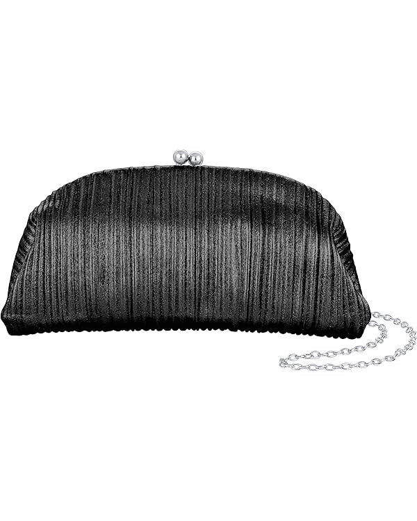 Evening Bag for Women, Gold Flower Sequins Purses, Sparkling Party Clutch Handbag for Wedding Coc... | Amazon (US)