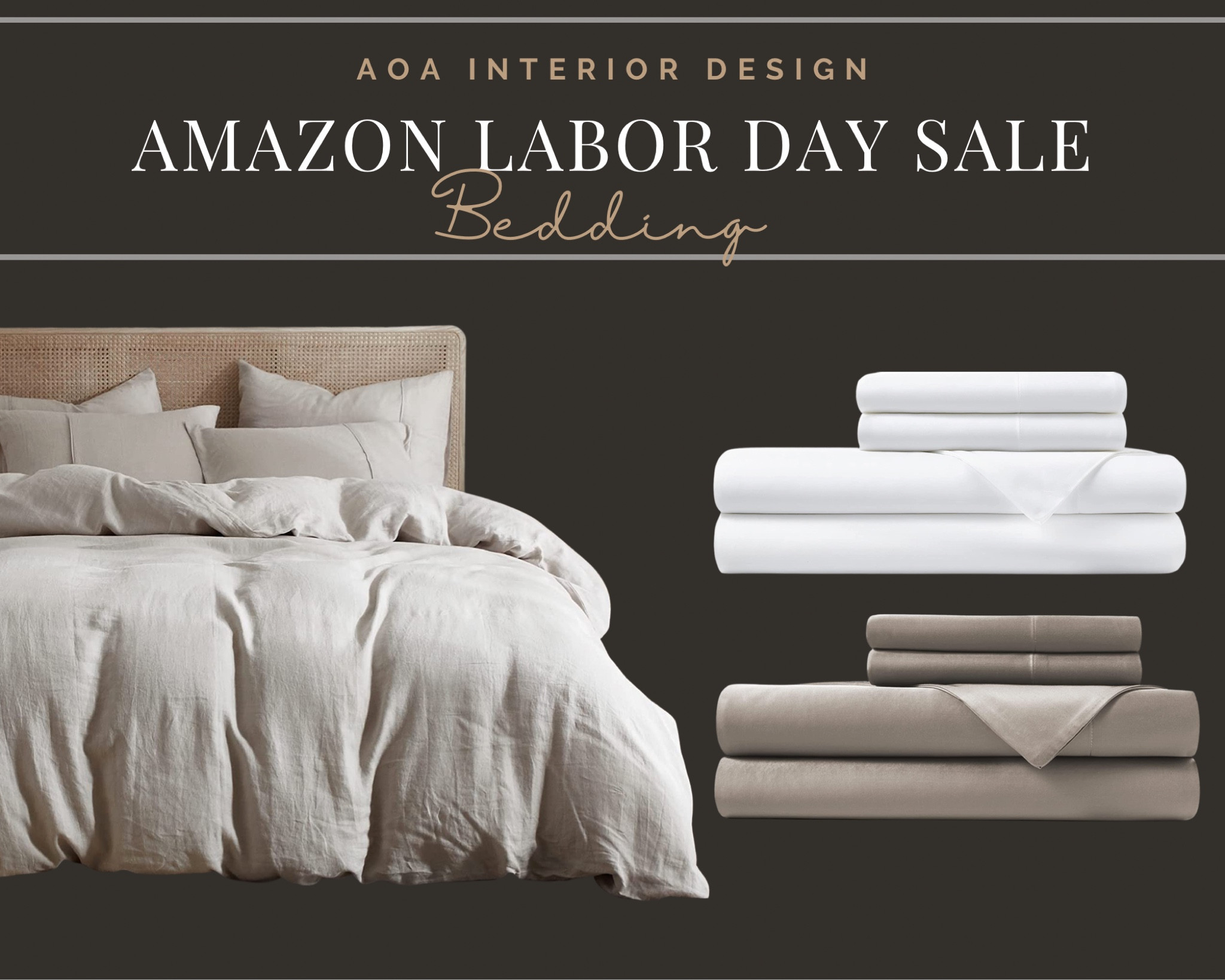 Our entire bedding and sheets are on a HUGE Labor Day sale. The sheets are truly so good that I’ve purchased two! I have a set in “white” and “sand.” Originally $119.00 and on a major sale for $33.70 (queen)! (Savings: $85.30)
These sheets are 100% Bamboo, cooling sheets and OEKO-TEX Standard certified to be free of harmful substances and materials.

This linen duvet cover is that PB/ West Elm/ RH “designer look for less.” Originally $128.99 and on Labor Day sale for $103.19 (queen.) This duvet is 100% French linen made, super soft and not scratchy like some linen, and gives that perfect, effortless relaxed look! 

Snag these to give your bed a designer look while this incredible Labor Day sale is still on! 

#interiordesign #kitchendecor #kitchenfavorites #kitchenstyling #homedecor #highendlookforless #homestyling #homestyle #LTK #liketoknowit #interiordesignmoodboard #designmoodboard #home #kitchenfavorites #ltkhome #liketkit #LTKlabordaysale 

#LTKsalealert #LTKhome #LTKunder100