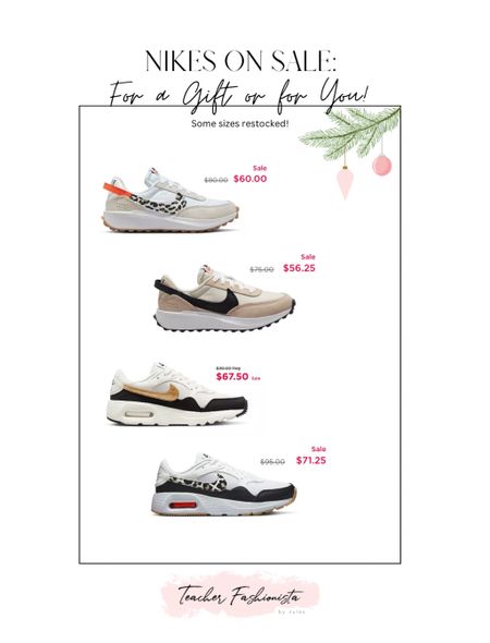 Gift Guide for you or someone on your list: Nike Air Max SC is on sale!! And their new Nike Waffle Debut has some restock in some sizes! This would make the perfect gift for her, too! Fit is TTS.

#LTKfitness


#LTKshoecrush #LTKsalealert #LTKGiftGuide